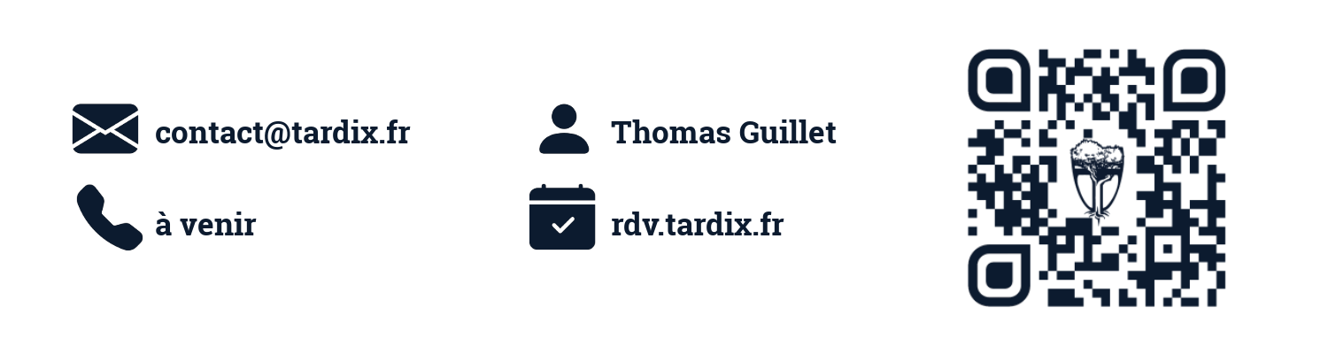 Informations de contact TARDIX