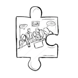 협업 회의 퍼즐 조각