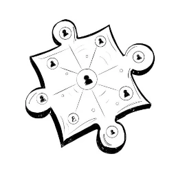 커뮤니케이션 네트워크 퍼즐 조각