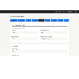 Cattura di un dettaglio dell'interfaccia di amministrazione
